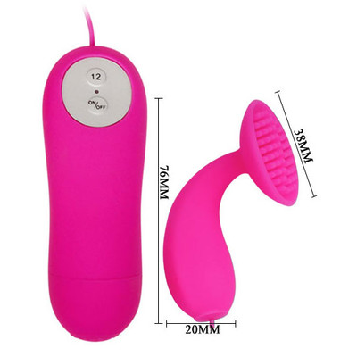 Foto 4 do produto Pretty Love Brady - Vibrador Estimulador de Clítoris em Soft Touch com 12 Funções de Vibração e Resistência a Água - 7,5 x 3,8 cm