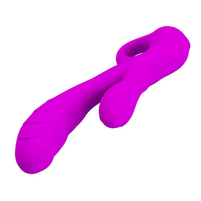 Foto 4 do produto Pretty Love Budding - Vibrador Estimulador de Ponto G e Clítoris Recarregável em Silicone com 29 Modos de Vibração - 13,4 x 3,9 cm