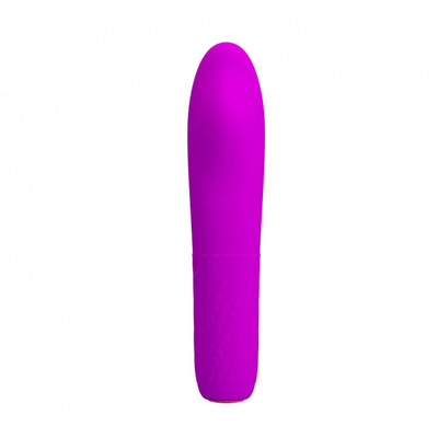 Foto 5 do produto Vibrador Simulador de Sexo Oral Feminino Recarregável com 4 Modos de Rotação e 4 Modos de Vibração - Pretty Love Burke - 17 x 3,6 cm | Disponível em 2 Cores