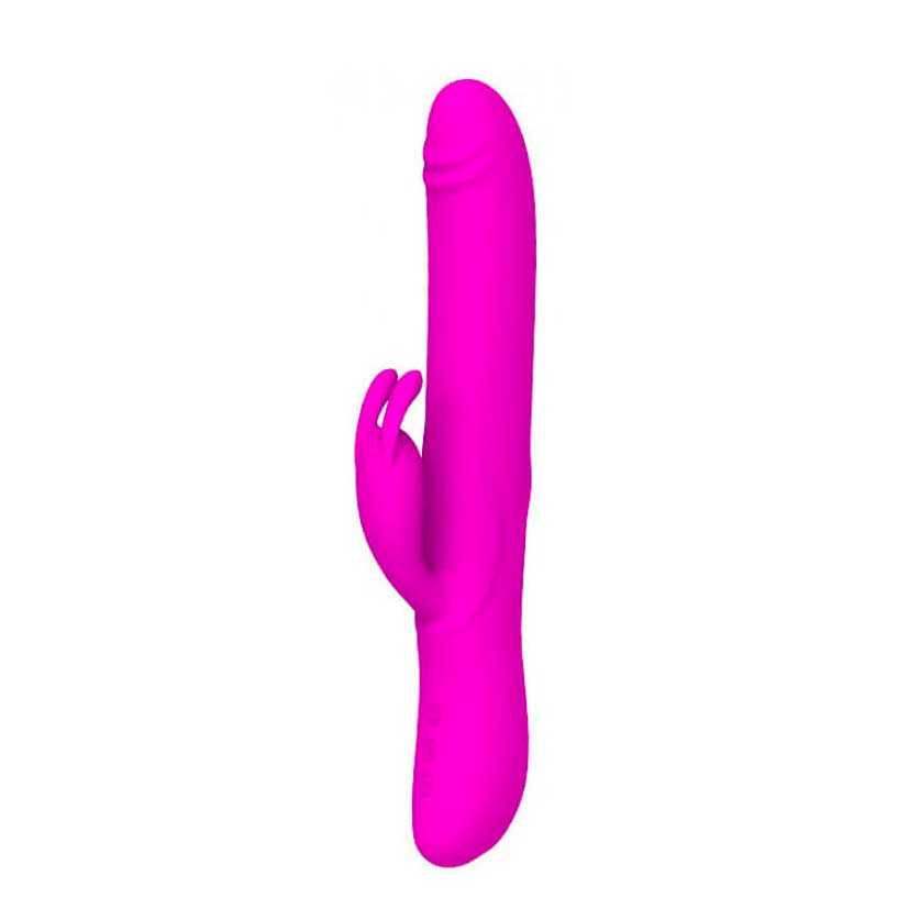 Vibrador Recarregável com Estimulador Clitoriano em Forma de Coelho, 4 Funções de Rotação que Simulam Movimentos de Vai e Vem e 7 Vibrações - Pretty Love Byron | Disponível em 2 Cores - 6