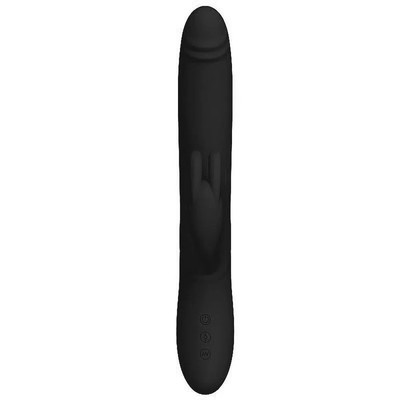 Foto 4 do produto Vibrador Recarregável com Estimulador Clitoriano em Forma de Coelho, 4 Funções de Rotação que Simulam Movimentos de Vai e Vem e 7 Vibrações - Pretty Love Byron | Disponível em 2 Cores