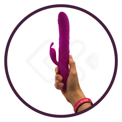 Vibrador Recarregável com Estimulador Clitoriano em Forma de Coelho, 4 Funções de Rotação que Simulam Movimentos de Vai e Vem e 7 Vibrações - Pretty Love Byron | Disponível em 2 Cores