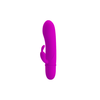 Foto 2 do produto Vibrador de Ponto G com Estimulador Clitoriano em Silicone, 10 Modos de Vibração e Resistência a Água - Pretty Love Caesar | 11,7 x 2,5 cm | Disponível em 2 Cores