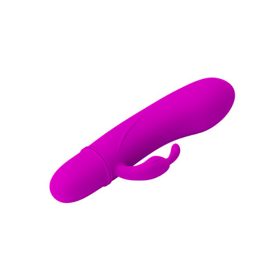 Foto 4 do produto Vibrador de Ponto G com Estimulador Clitoriano em Silicone, 10 Modos de Vibração e Resistência a Água - Pretty Love Caesar | 11,7 x 2,5 cm | Disponível em 2 Cores