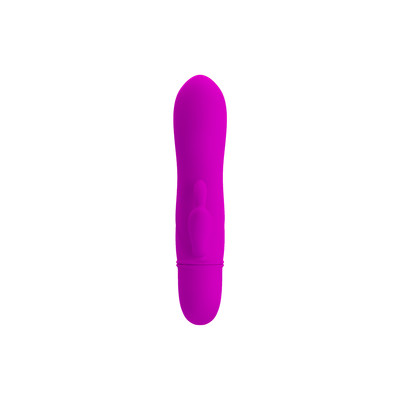 Foto 3 do produto Vibrador de Ponto G com Estimulador Clitoriano em Silicone, 10 Modos de Vibração e Resistência a Água - Pretty Love Caesar | 11,7 x 2,5 cm | Disponível em 2 Cores
