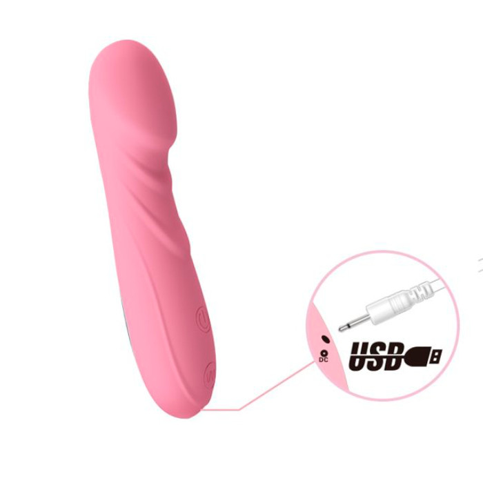 Vibrador de Ponto G com Glande, Feito em Silicone com 30 Modos de Vibrações e Recarregável - Pretty Love Candice | 10,2 x 3 cm - 5
