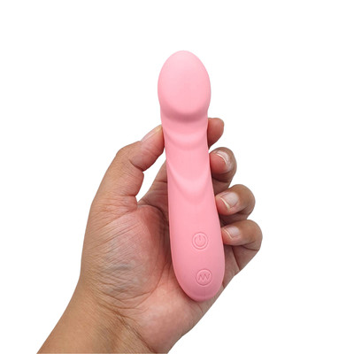 Vibrador de Ponto G com Glande, Feito em Silicone com 30 Modos de Vibrações e Recarregável - Pretty Love Candice | 10,2 x 3 cm