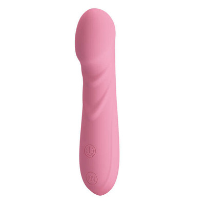 Foto 2 do produto Vibrador de Ponto G com Glande, Feito em Silicone com 30 Modos de Vibrações e Recarregável - Pretty Love Candice | 10,2 x 3 cm