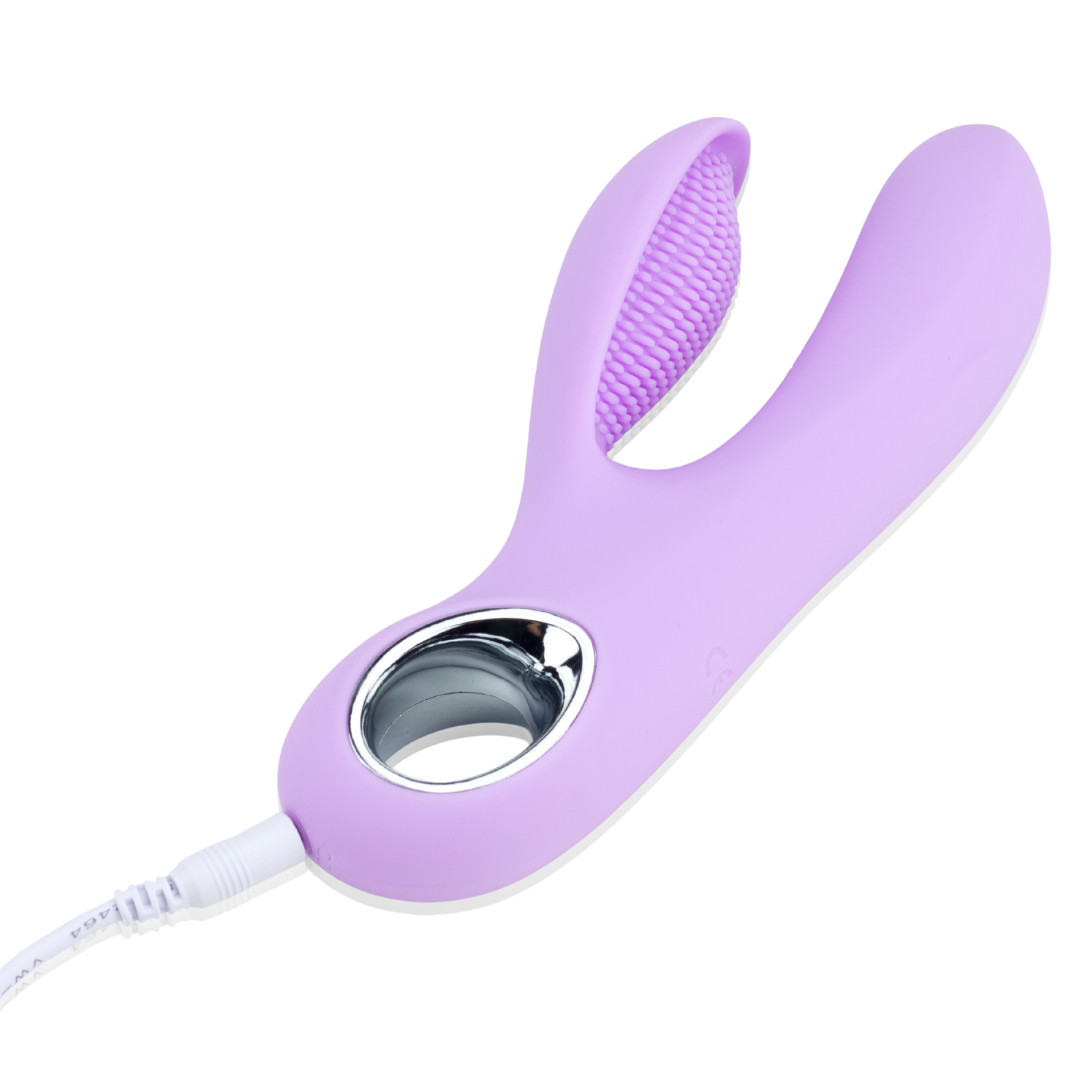 Vibrador Estimulador de Ponto G e Clítoris com 7 Modos de Vibração e Recarregável - Pretty Love Canrol | 9 x 3,5 cm | Disponível em 2 Cores - 7