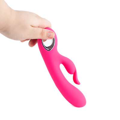 Vibrador Estimulador de Ponto G e Clitóris em Silicone com 7 Modos de Vibração e Carregamento via USB - Pretty Love Carina | 10,5 x 3,4 cm