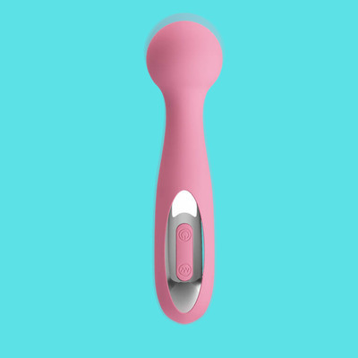 Foto 1 do produto Vibrador Massageador Recarregável em Silicone com 12 Modos de Vibração e Função Memória - Pretty Love Cornelius II | 14 x 3,8 cm