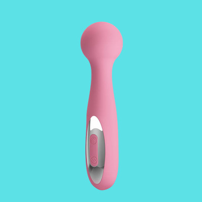 Foto 2 do produto Vibrador Massageador Recarregável em Silicone com 12 Modos de Vibração e Função Memória - Pretty Love Cornelius II | 14 x 3,8 cm