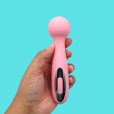 Foto 4 do produto Vibrador Massageador Recarregável em Silicone com 12 Modos de Vibração e Função Memória - Pretty Love Cornelius II | 14 x 3,8 cm