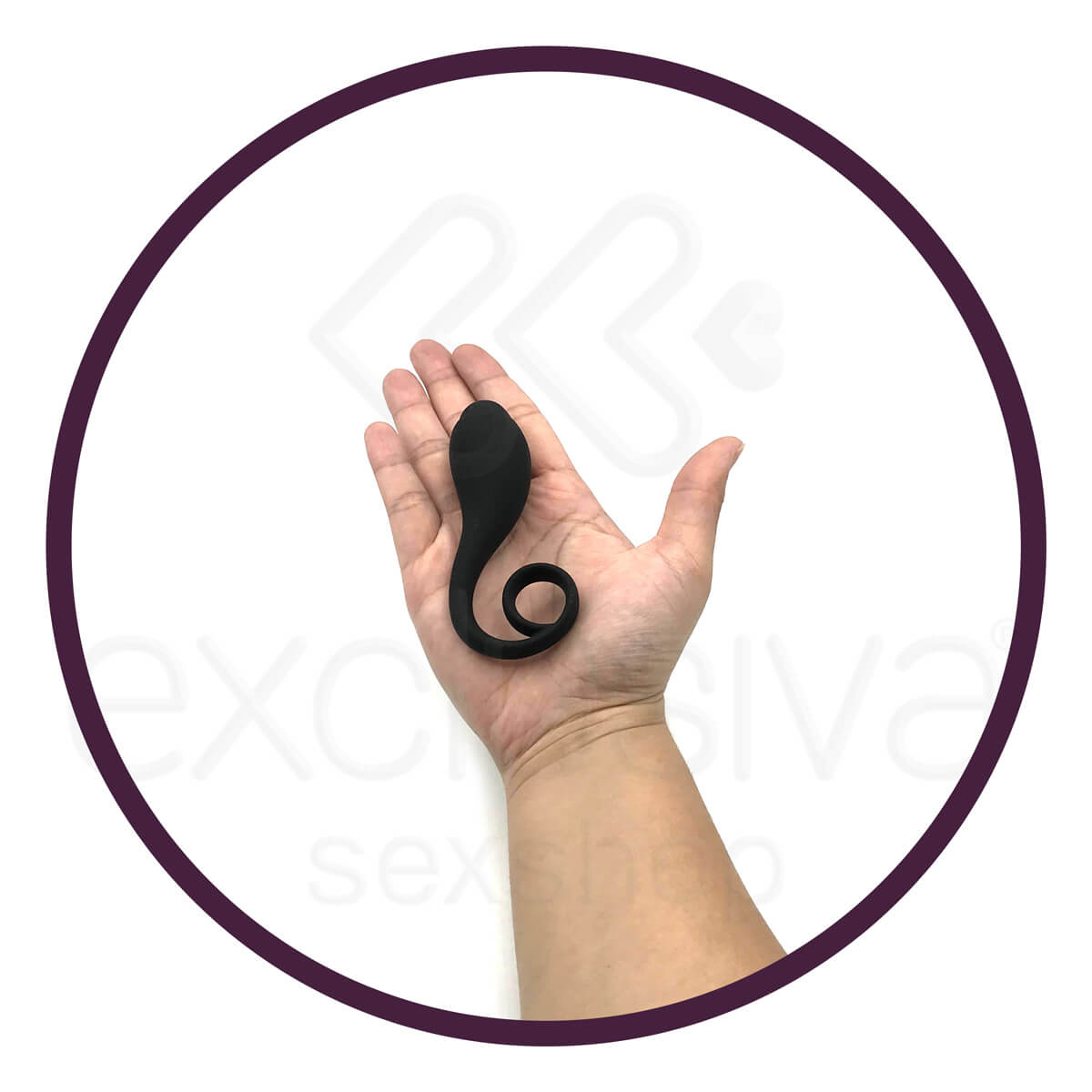 Pretty Love Carl - Plug Anal em Soft Touch com Vibração Única - 9,5 x 2,7 cm | Cor: Preto - 7