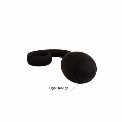 Foto 5 do produto Pretty Love Carl - Plug Anal em Soft Touch com Vibração Única - 9,5 x 2,7 cm | Cor: Preto