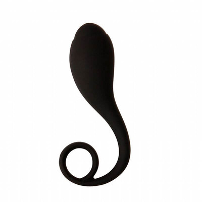 Foto 2 do produto Pretty Love Carl - Plug Anal em Soft Touch com Vibração Única - 9,5 x 2,7 cm | Cor: Preto