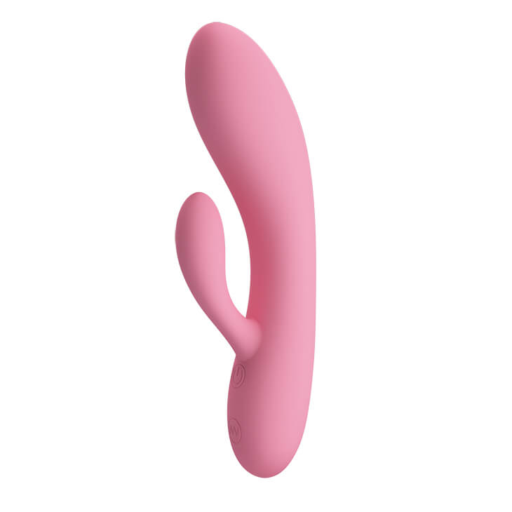 Vibrador Estimulador de Ponto G e Clítoris em Silicone com 30 Modos de Vibrações - Pretty Love Carol - 17 x 3,5 cm - 2