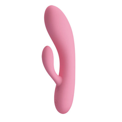 Foto 2 do produto Vibrador Estimulador de Ponto G e Clítoris em Silicone com 30 Modos de Vibrações - Pretty Love Carol - 17 x 3,5 cm