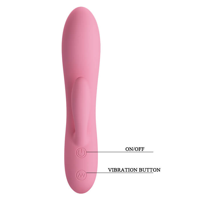 Vibrador Estimulador de Ponto G e Clítoris em Silicone com 30 Modos de Vibrações - Pretty Love Carol - 17 x 3,5 cm - 6
