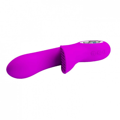 Foto 5 do produto Vibrador Flexível Estimulador de Ponto G e Clítoris com 7 Modos de Vibração com 5 Intensidades e Função Memória - Pretty Love Carol | Disponível em 2 Cores