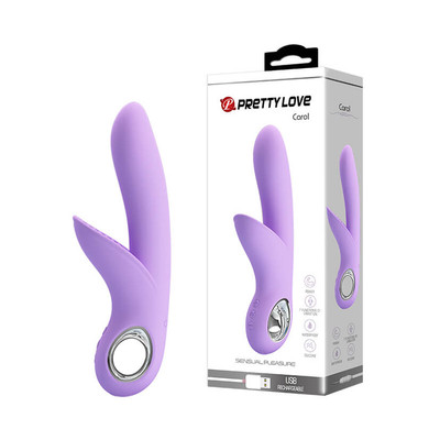 Foto 8 do produto Vibrador Flexível Estimulador de Ponto G e Clítoris com 7 Modos de Vibração com 5 Intensidades e Função Memória - Pretty Love Carol | Disponível em 2 Cores