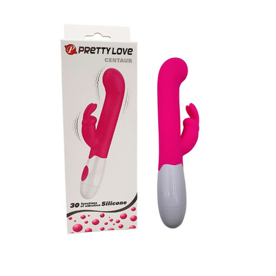 Vibrador Estimulador de Ponto G e Clítoris em Forma de Coelho com 30 Modos de Vibração - Pretty Love Centaur | 10 x 3,1 cm | Disponível em 2 Cores