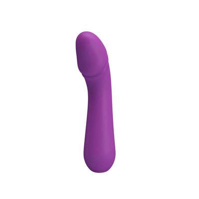 Foto 5 do produto Pretty Love Cetus - Vibrador de Ponto G em Silicone com Glande Definida e 12 Modos de Vibração - 13,4 x 3,4 cm