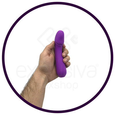 Pretty Love Cetus - Vibrador de Ponto G em Silicone com Glande Definida e 12 Modos de Vibração - 13,4 x 3,4 cm