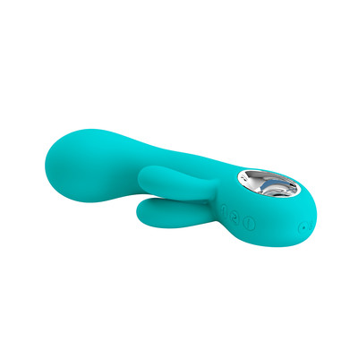 Foto 11 do produto Vibrador Estimulador de Ponto G e Clítoris em Silicone com 7 Modos de Vibração e Recarregável - Pretty Love Chris | 9 x 3,8 cm | Disponível em 2 Cores