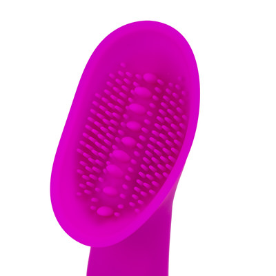Foto 2 do produto Vibrador em Silicone com Cerdas Estimuladoras, 30 Modos de Vibração e Resistência à Água - Pretty Love Claude | 16,3 x 5,5 cm