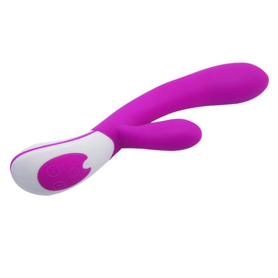Foto 5 do produto Vibrador Estimulador de Ponto G e Clítoris Recarregável em Silicone Soft Touch com 12 Modos de Vibração - Pretty Love Colby | 11,5 x 3,4 cm