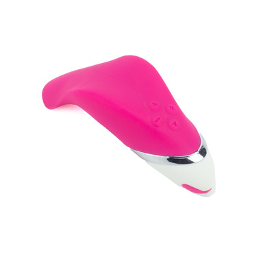 Foto 2 do produto Estimulador de Clítoris em Silicone com Formato Anatômico, 12 Modos de Vibração, Níveis de Intensidade e Recarregável - Pretty Love Cute | 8,5 x  2,5 cm
