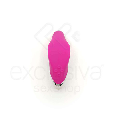 Foto 3 do produto Vibrador Estimulador de Clítoris Recarregável em Silicone com Formato Anatômico, 12 Modos de Vibração e Controle de Intensidade - Pretty Love Cute - 11,2 x 3,8 cm