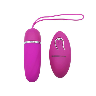 Foto 1 do produto Cápsula Vibratória com 12 Modos de Vibração, Controle Remoto sem Fio e Resistente à Água - Pretty Love Debby | 8,5 x 3 cm