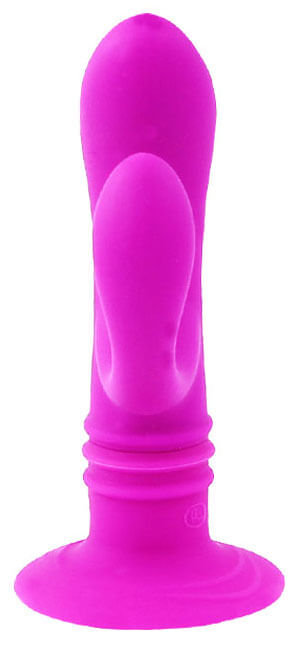 Pretty Love Deft - Plug Anal em Soft Touch com Estimulador Lateral, Ventosa e Vibro de 10 Velocidades - 13,5 x 3 cm - 3