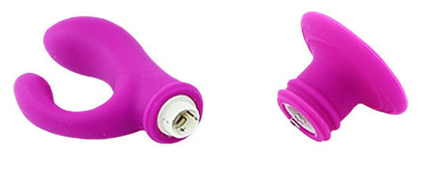 Pretty Love Deft - Plug Anal em Soft Touch com Estimulador Lateral, Ventosa e Vibro de 10 Velocidades - 13,5 x 3 cm - 5