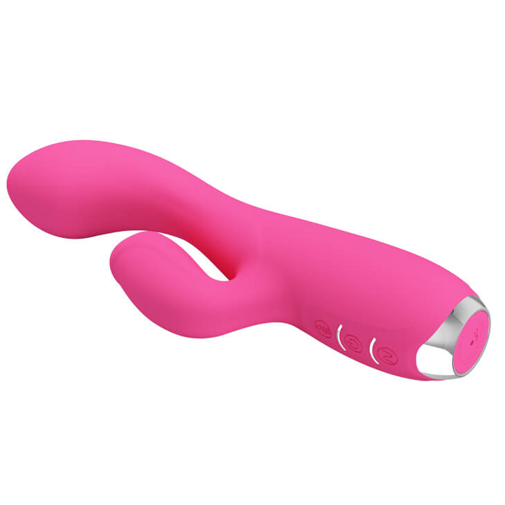 Vibrador Estimulador de Ponto G e Clítoris Recarregável em Silicone com 12 Modos de Vibração e 3 Movimento de Língua - Pretty Love Doreen | 11,3 x 3,8 cm | Disponível em 2 cores - 10