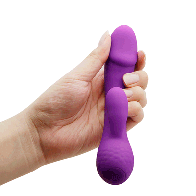 Foto 5 do produto Vibrador de Ponto G e de Clítoris em Silicone Super Macio com 12 Modos de Vibração, Função Memória e Recarregável - Pretty Love Ron | 18 x 3,4 cm | Disponível em 2 Cores