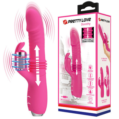 Foto 6 do produto Vibrador Estimulador de Ponto G e Clítoris Recarregável com 12 Modos de Vibração e 3 Velocidades de Vai e Vem - Pretty Love Dorothy | 10,8 x 3,2 cm | 2 Cores