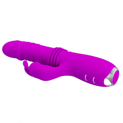 Foto 3 do produto Vibrador Estimulador de Ponto G e Clítoris Recarregável com 12 Modos de Vibração e 3 Velocidades de Vai e Vem - Pretty Love Dorothy | 10,8 x 3,2 cm | 2 Cores