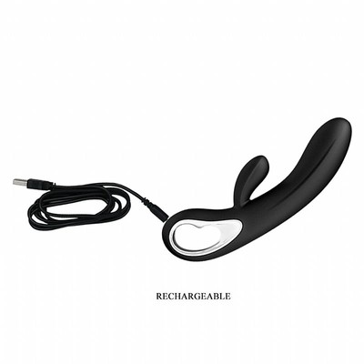 Foto 6 do produto Vibrador com Estimulador de Clítoris e Ponto G Recarregável com 12 Modos de Vibração - Pretty Love Elmer | Disponível em 2 Cores