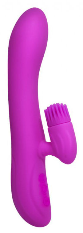 Pretty Love Elton - Vibrador de Ponto G Recarregável com Estimulador Clitoriano Rotativo, 4 Funções de Rotação e 7 Funções de Vibração e Resistência à Água - 20,5 x 3,5 cm - 2