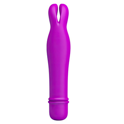 Foto 2 do produto Vibrador em Silicone com Forma de Coelho e 10 Modos de Vibração - Pretty Love Elvira | 13 x 2,6 cm