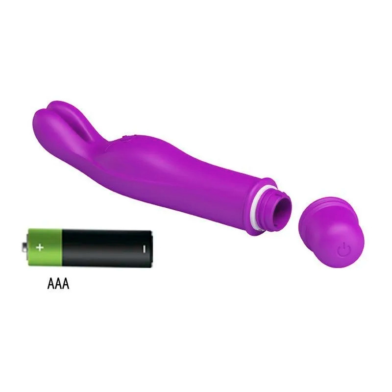 Vibrador em Silicone com Forma de Coelho e 10 Modos de Vibração - Pretty Love Elvira | 13 x 2,6 cm - 5