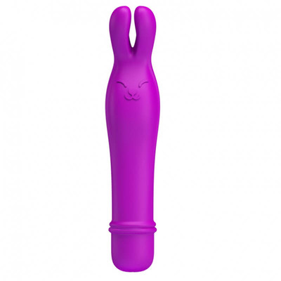 Foto 4 do produto Vibrador em Silicone com Forma de Coelho e 10 Modos de Vibração - Pretty Love Elvira | 13 x 2,6 cm