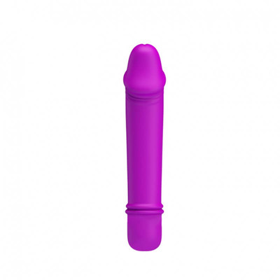 Foto 3 do produto Vibrador em Silicone com Glande Definida e 10 Modos de Vibração - Pretty Love Emily | 9,5 x 2,5 cm