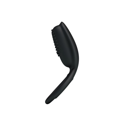 Foto 2 do produto Anel Peniano Duplo para Pênis e Saco Escrotal com Vibro e Estimulador de Clítoris com Texturas Massageadoras - Pretty Love Esther