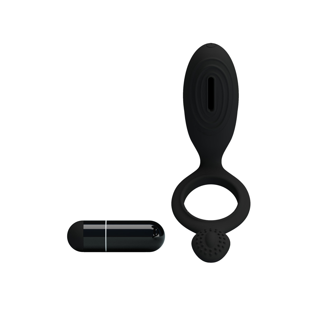 Anel Peniano com Estimulador de Clítoris e Vibração Única - Pretty Love Ethel | 12,3 x 3,3 cm - 2