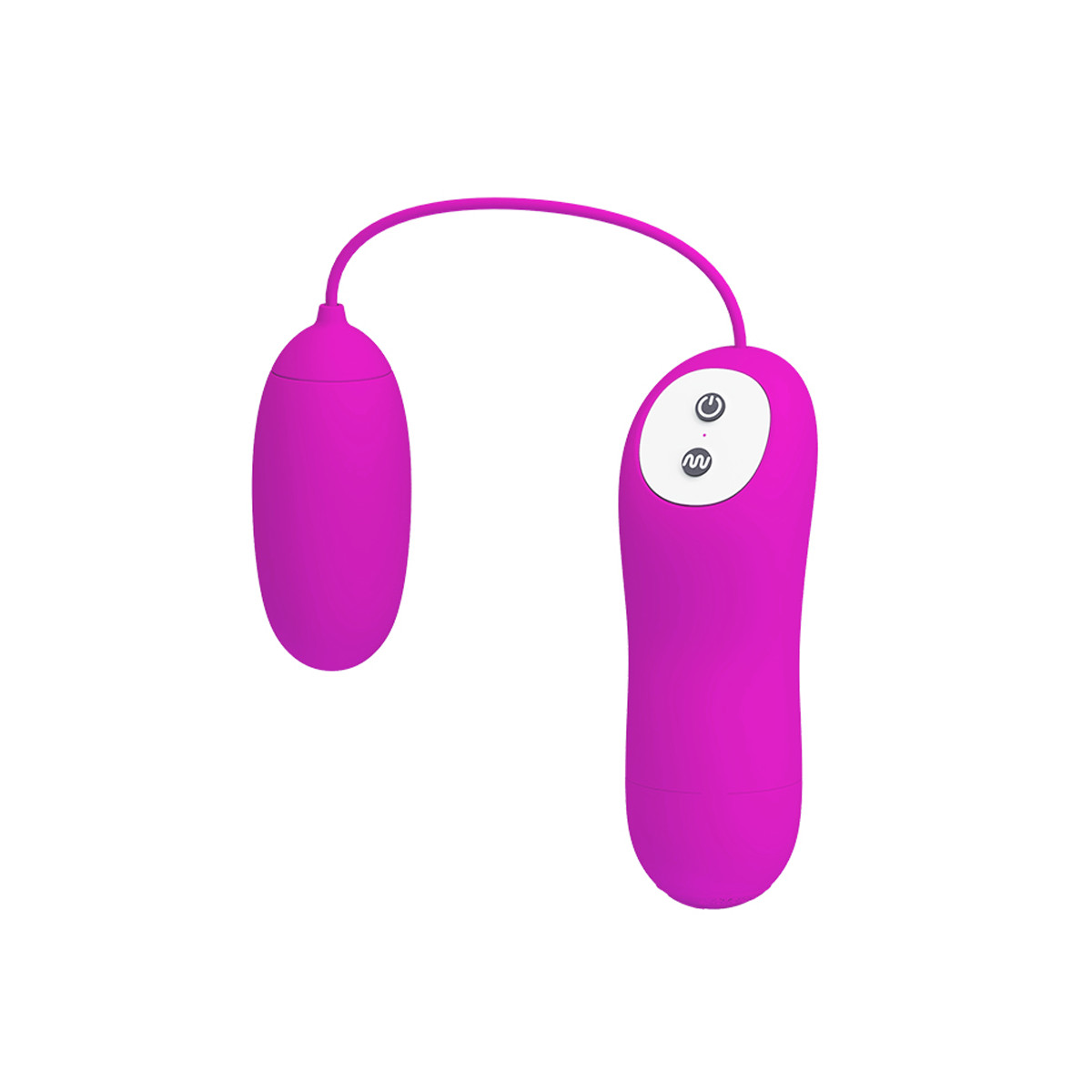 Cápsula Vibratória com 12 Modos de Vibração e Controle Remoto com Fio - Pretty Love Eunice | 5,8 x 2,7 cm - 2