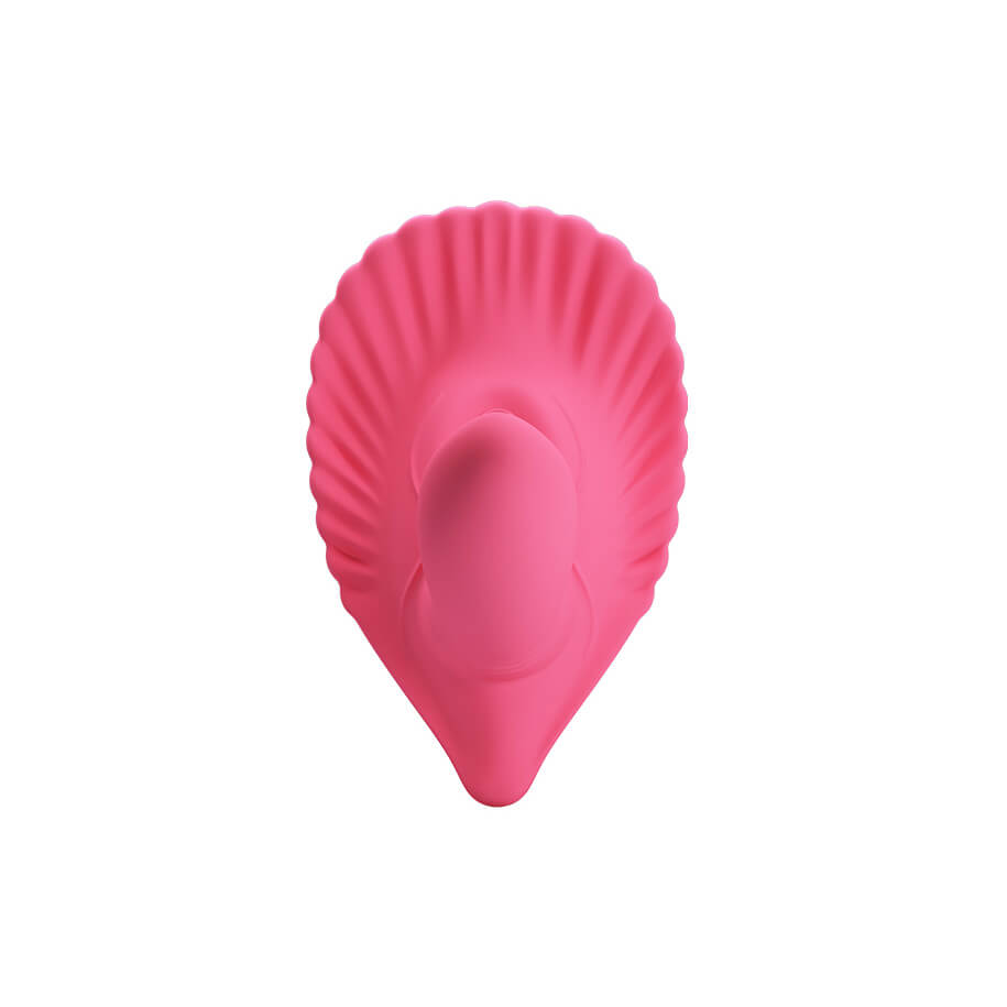 Estimulador em Forma de Concha com Mini Pênis Penetrável, 10 Modos de Vibração e Aplicativo - Pretty Love Fancy Clamshell  | 7,2 x 2,5 cm - 2